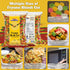 Rani Far Far/Fryums (Wheat & Tapioca Pellet) Bhindi Shape 7oz (200g) - Vegan, Kosher, Uncooked Snack