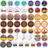Crazy Cups Premium Bold Dark Roast -Coffee Bulk Variety Pack, 50 Count(Pack