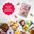4.24 Oz. Pack got milk? Mini Waffle Cones, Strawberry Milkshake, Resealable Bag, Delicious White Chocolate Filled Cocoa