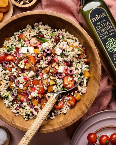 68 Oz, 0.2% 2 Mina Moroccan Olive Oil Extra Virgin Fl New Harvest, Polyphenol Rich Olive Oil, Single Origin Extra
