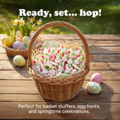 (3 Pack), Gummy 4.9 oz Katjes Sweet Hopps Mothers Day Gifts Soft & Flavorful Foam & Fruity Candy, Bunny Shapes, No