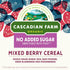 12.5 oz Cascadian Farm Organic Mixed Berry Cereal, No Added Sugar