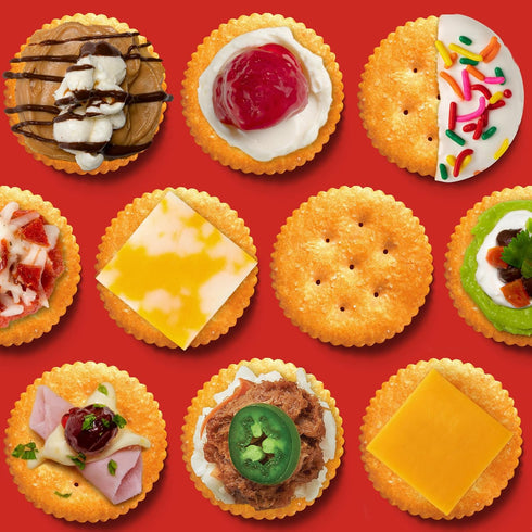 23.7 Oz (16 Packs) Ritz Fresh Stacks Original Crackers, Party Size, Travel Snacks, Multi Snack