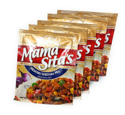 Mama Sita's Menudo/Afritada Meat Stew Mix, Five(5) Pack, 1.06 oz