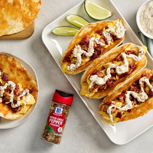 1.25 oz (Pack 6) McCormick Hatch Chile Pepper, Crushed, Balanced, Smoky, Sweet Heat, For Salsa, Tacos, Enchiladas