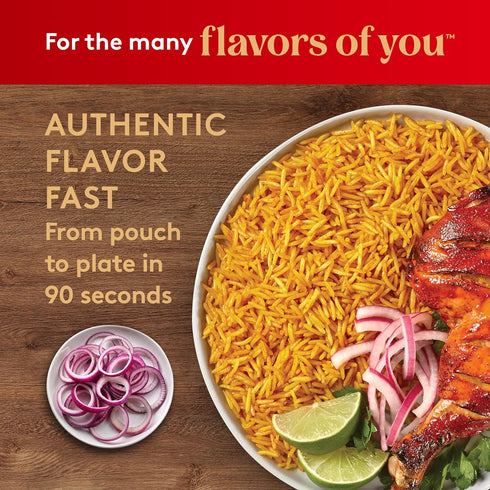 8.5 oz (Pack 6) Royal Tikka Masala Basmati Rice - Ready to Heat Rice - Microwavable Pouch