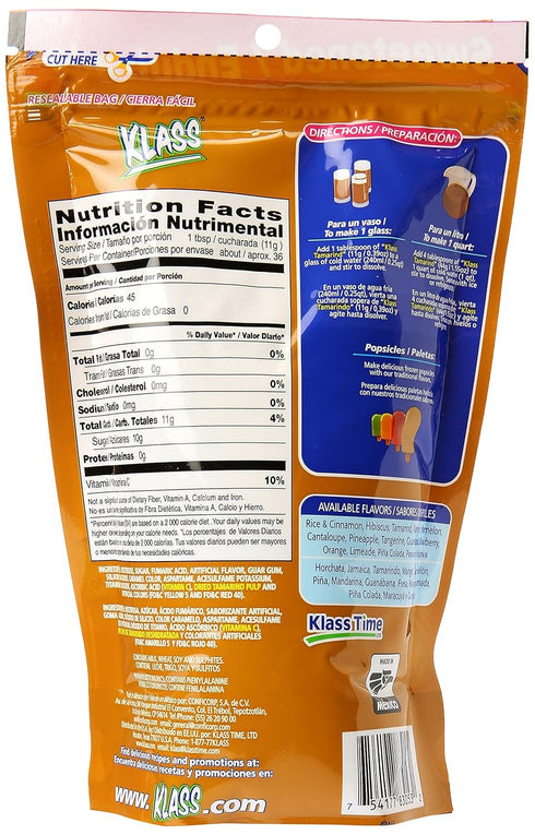 Klass 14.1 oz Tamarindo Instant Drink Mix