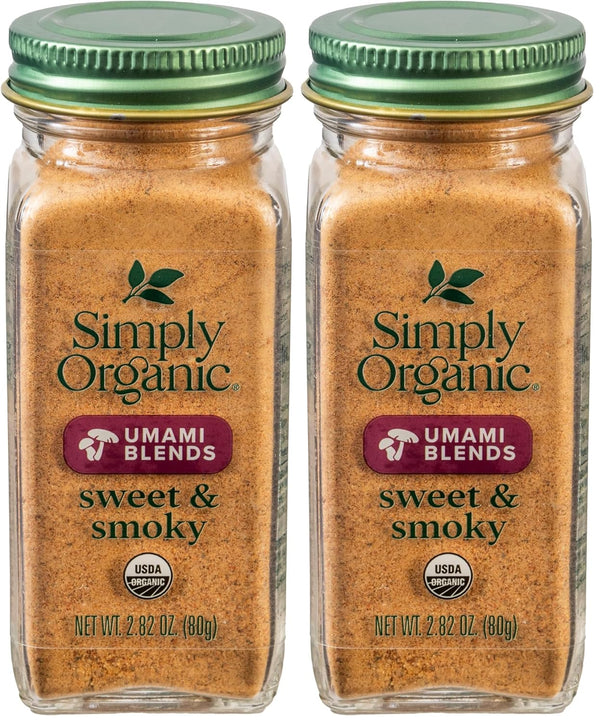 Simply Organic Organic Sweet & Smoky Umami Blends, 2.82 OZ (Pack of