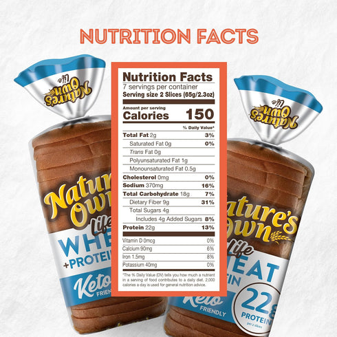 16oz Natures Own Life Protein Loaf