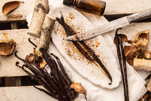 (10 Pack) Sri Lankan Vanilla Beans Whole Grade A Vanilla Pods for Homemade Vanilla Extract, Baking, Ice Cream