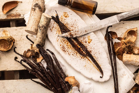 25 Whole Tahitian Vanilla Beans - Grade B Pods for Baking & Brewing