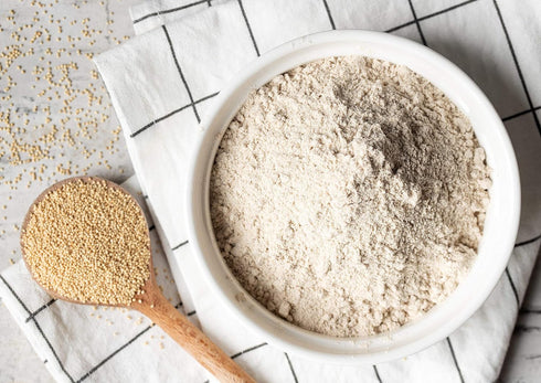 6 Food to Live Organic Amaranth Flour, Pounds - Non-GMO, Fine Meal, Whole Grain Flour, Stone-Ground, Kosher, Vegan