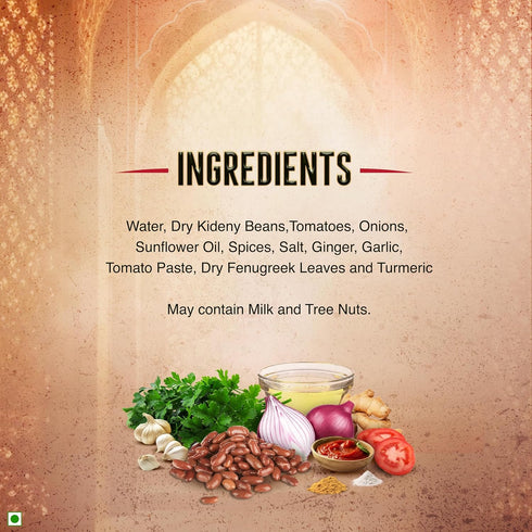 10 (Pack 3), Kitchens of India Rajma Masala Red Kidney Beans Curry, Ounces of Gourmet Ready to Eat Authentic Vegetarian