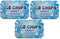 ICE CHIPS Xylitol Candy Tins 5.28 oz Total - Wintergreen, 3 Pack, Includes BAND as shown