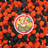 Gummy 1 Gummies Gummy Berries Candy - Pound Bulk Bag, Crunchy Red And Black Candy - Raspberry And Blackberry Berry