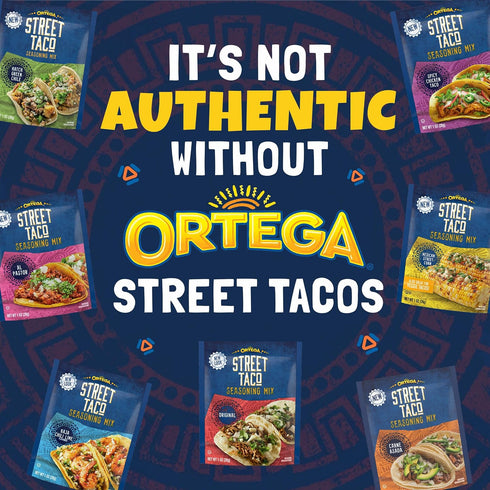 1 (Pack 12) Ortega Street Taco Seasoning Mix, Ounce