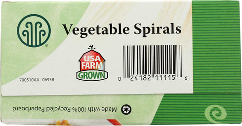 12 oz Eden Foods Organic Pasta Vegetable Spirals
