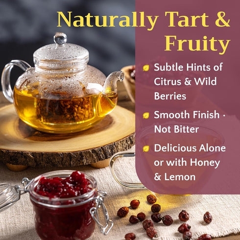 1 lb (16oz) Rose Hips Tea - Dried Whole Rosehip Fruit Herb (Rosa Canina) - Natural Rose Hip Herbal Tea Loose, Bulk