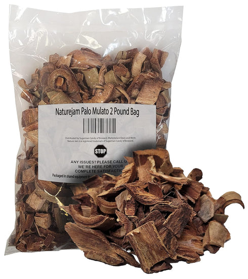 Naturejam Palo Mulato 2 Pounds Bag-100% Natural Wildcraft-No Processing aka Bursera Simaruba,