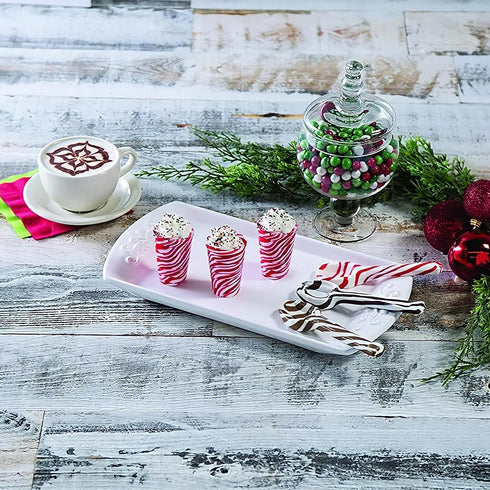 12 Pack Fun Express Hot Chocolate Spoons Edible Candy Spoons for Hot Cocoa - Christmas Hot Cocoa Bar Supplies |