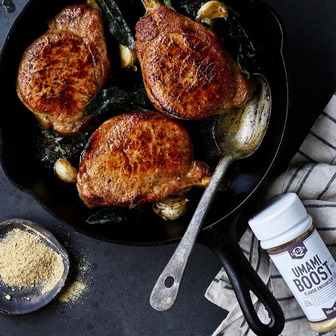 Lillie’s Q Umami Boost Seasoning, Mushroom, Garlic & Onion Spices - Perfect for Enriching Any Dish (6 oz)