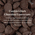 54.5%, 2 2 Cambie Dark Chocolate Couverture Pounds of Dark Chocolate Chips, European Style Couverture for Chocolatiers