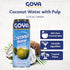 2-Pack (17.6 oz Goya Pure Coconut Water with Pulp, Tropical Hydration with Real Fruit, Great for Smoothies, Snacks