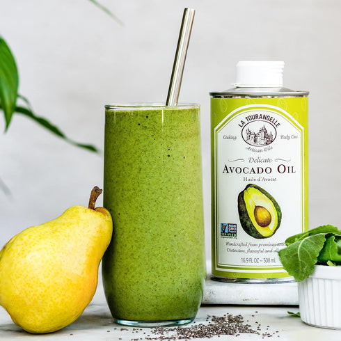 La Tourangelle Avocado Oil - All-Natural Handcrafted from Premium Avocados, Great for Cooking, Butter Substitute, Skin