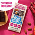 70% 2.1 OZ Blue Stripes - Almond Butter Whole Cacao Truffle Chocolate Bars, Cacao, Almond Butter, Healthy Chocolate