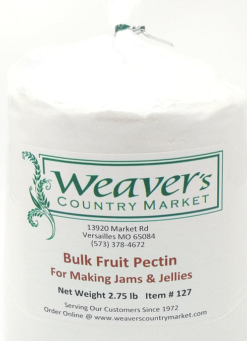Weaver's Country Market Bulk Fruit Pectin Mix for Making Jams & Jellies (2.75 Lb. Plastic