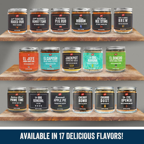 PS Seasoning Jackpot Carolina Gold - Sweet and Tangy Honey Mustard BBQ Seasoning and Rubs for Smoking and Grilling