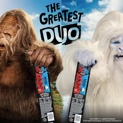 13g 100% Package, 1.84oz (10 Pack 2 Jack Link's DUOs Chicken Jerky Meat Snack Sticks with Protein - Frank's RedHot
