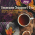 Immune 16 4 Packs Yogi Tea Elderberry Lemon Stress & Support Tea - Tea Bags, - With Ashwagandha, Lemongrass, Licorice