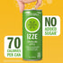 8.4 OZ, 24 IZZE Sparkling Water Juice Beverage Blend, Apple, No Sugar Added, FL Cans