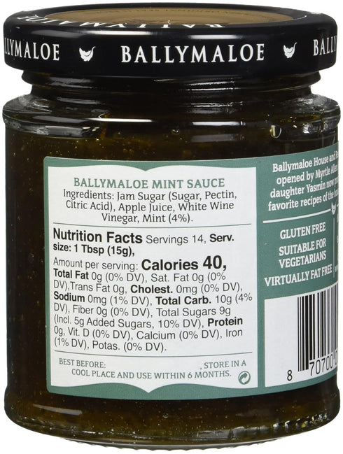 Ballymaloe Mint Sauce, 7.8 Ounce
