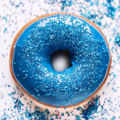 Bakers Choice Sparkling Blue Sugar Sprinkles for Ice Cream Toppings, 3 oz