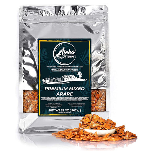 Aloha Right Now Premium Mixed Arare Rice Crackers Mochi Crunch Japanese Hawaiian