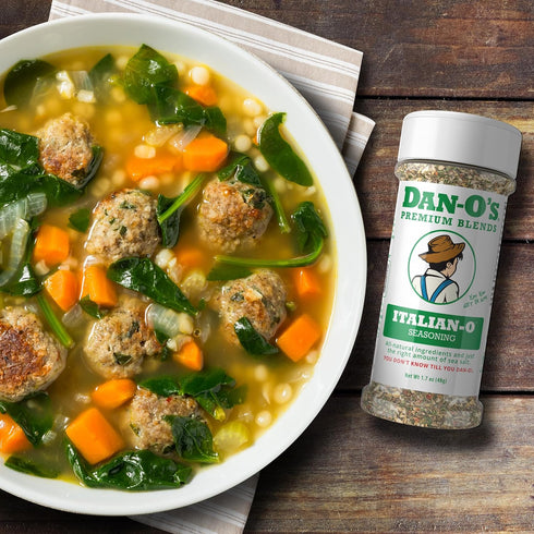 1.7 oz 2 Pack, Dan-O's Italian-O Seasoning, Bottle, Italian Seasoning for Pasta, Pizza, Salad, Veggies and More, Sugar