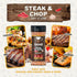 2 Steak & Chop Rub Seasoning Mix, Bottles by Flavor God - Premium All Natural & Healthy Spice Blend for Beef, & Pork