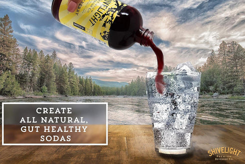 16 Huckleberry Shrub - Shivelight Premium Beverage Company - All Natural, Small Batch, Montana Sourced Drinking Vinegar