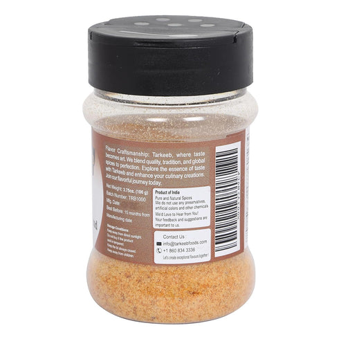 Tarkeeb Asafetida (Hing) Ground 3.75oz Shaker Top PET Jar, All Natural, Vegan, Non-GMO, Indian Spice