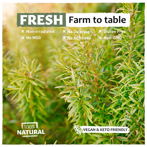 3.2oz, Eastanbul Rosemary Leaves Dried Rosemary Seasoning, Natural, Freshly Picked Vegan Rosemary Herb, Rosemary Spice
