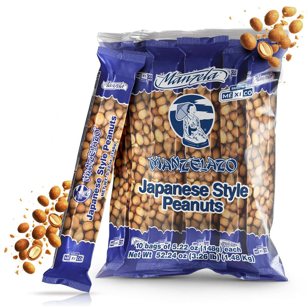 manzela Japanese Style Coating Peanuts | Crunchy with Flavorful Sauce, Savory & Slightly