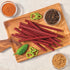 (80 7 40oz Weavers Sweet n' Spicy Snack Sticks sweet & spicy beef & chicken snack sticks per bag)