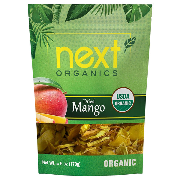 Next Organics Dried Mango, 6 oz Bag (Pack of 1)