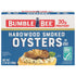 Bumble Bee Canned Hardwood Smoked Oysters, 3.75 oz Can - Ready to