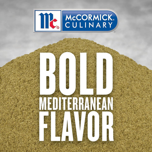 McCormick Culinary Mediterranean Style Ground Oregano, 13 oz - Use in Greek and Italian Cuisines for Full Flavor