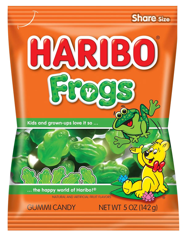 Haribo Gummy Frogs, 5 Oz