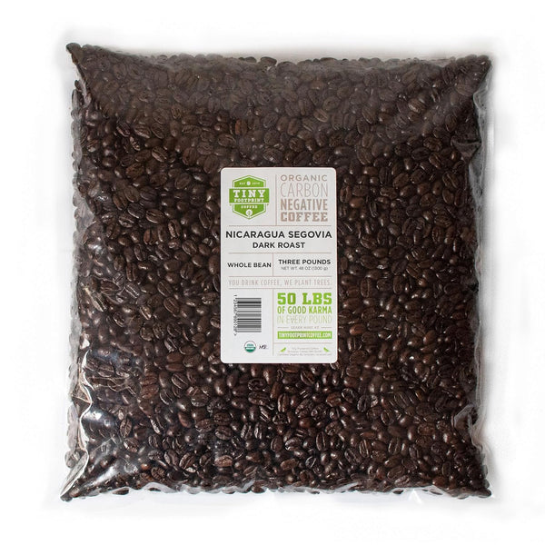 Tiny Footprint Coffee - Fair Trade Organic Nicaragua Segovia Dark Roast |
