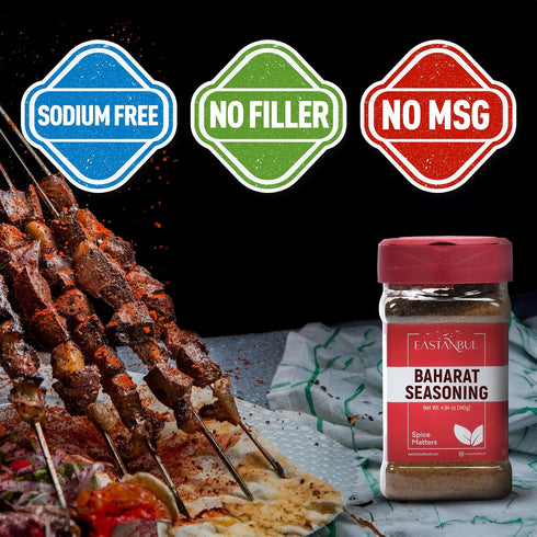 4.94oz, Eastanbul Baharat Spice Blend, Baharat Spice, Seasoning For Turkish & Middle Eastern Dishes, Turkish Seasoning